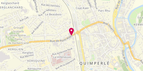 Plan de Vulco, 60 Rue Pont Aven, 29300 Quimperlé