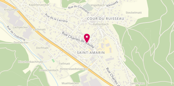 Plan de Agent Peugeot, 7 Rue de l'Industrie-Zone Industri, 68550 Saint-Amarin