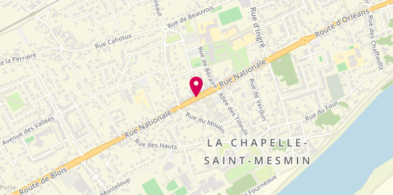 Plan de BOVANI Pascal, 48 Rue Nationale, 45380 La Chapelle-Saint-Mesmin