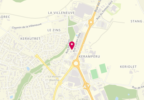 Plan de 102 Carrossier Expert, Zone Artisanale de Keramperu 7 Rue Lucien Vidie, 29900 Concarneau