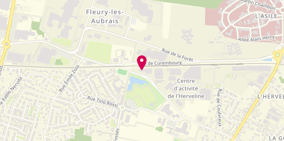 Plan de Obcars, 105 Rue de Curembourg, 45400 Fleury-les-Aubrais