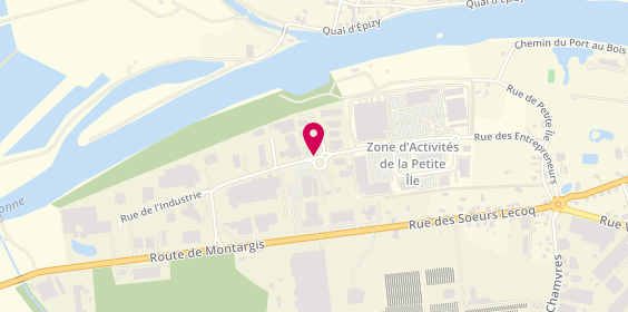 Plan de Auto Service Jovinien, 17 Rue des Entrepreneurs, 89300 Joigny