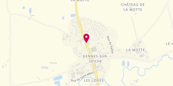 Plan de AD Expert, 36 Rue Jean de Gennes le Bourg, 35370 Gennes-sur-Seiche