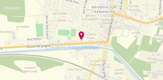 Plan de Brienon Auto Services, 15 Ter Route de Joigny, 89210 Brienon-sur-Armançon