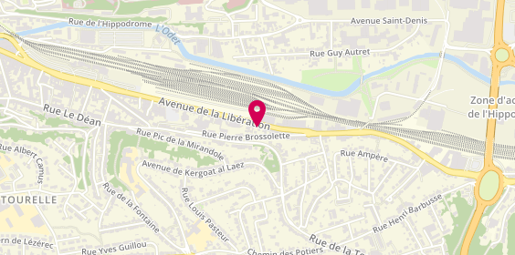 Plan de Relais du Frugy, 52 avenue de la Libération, 29000 Quimper