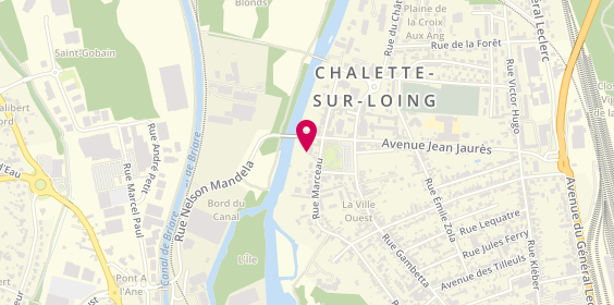 Plan de DELACROIX Laurent, 40 Rue Marceau, 45120 Châlette-sur-Loing