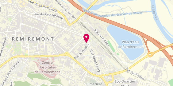 Plan de Points S, 2 Rue Jules Ferry, 88200 Remiremont