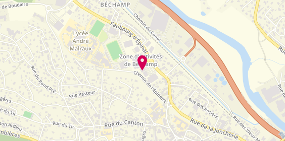 Plan de Auto Est Diffusion, Zone Artisanale de Bechamp
Faubourg d'Epinal, 88200 Remiremont