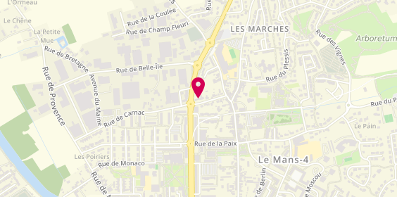 Plan de Crocojet, 16 Rue Carnac, 72190 Coulaines