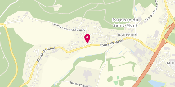 Plan de Atelier-D, Route de Raon, 88200 Saint-Nabord