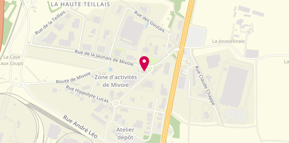 Plan de Garage Delapierre PEUGEOT, 5 Bis Rue Emile Souvestre, 35136 Saint-Jacques-de-la-Lande