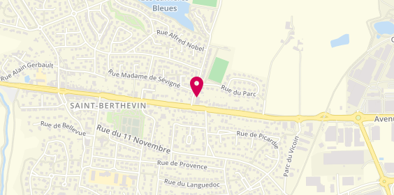 Plan de Garage Teillet, 49 avenue General Charles de Gaulle, 53940 Saint-Berthevin