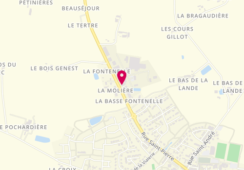 Plan de Charmel Automobiles, Zone Artisanale de la Fontenelle, 35113 Domagné