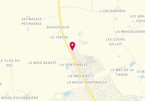 Plan de B.V.S, Zone Artisanale de la Fontenelle, 35113 Domagné
