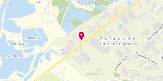 Plan de FIVE STAR CARROSSERIE DE LA ROCADE SUD (ex Garage du GOLF), 68 Boulevard de la Haye des Cognets, 35136 Saint-Jacques-de-la-Lande