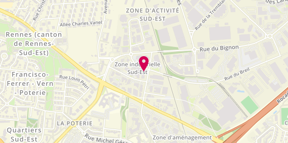 Plan de BARRY Souleymane, 4 Rue Sauvaie, 35000 Rennes