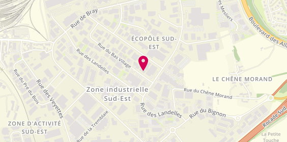 Plan de Rennes Radiateurs, 23 Rue du Bas Village, 35510 Cesson-Sévigné