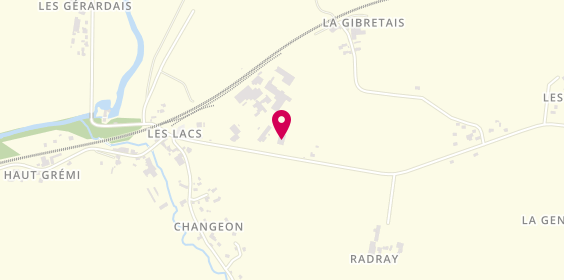 Plan de AD Garage DES LACS, 2 Bis Les Lacs, 35500 Saint-Aubin-des-Landes