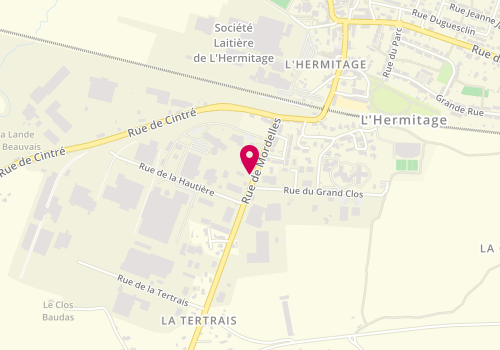 Plan de Garage Louazel, Route de Mordelles, 35590 L'Hermitage