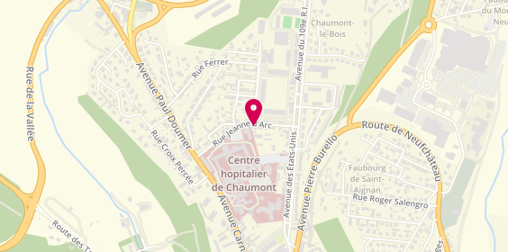 Plan de GARAGE Ludoto, 4 Rue Jeanne d'Arc, 52000 Chaumont