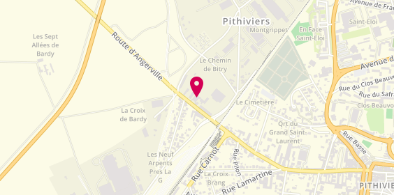 Plan de Ad Auto 45, 8 Route d'Angerville, 45300 Pithiviers