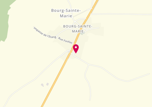 Plan de Peugeot - Garage Christian Faynot, 3 Rue du Saint-Martin, 52150 Bourg-Sainte-Marie
