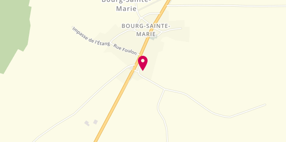 Plan de Peugeot - Garage Christian Faynot, 3 Rue du Saint-Martin, 52150 Bourg-Sainte-Marie