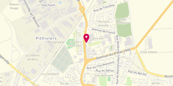 Plan de Auto Val de Loire Pithiviers / A.V.L Pithiviers, avenue du 11 Novembre 1918, 45300 Pithiviers