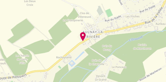 Plan de Au Cheval Blanc, 12 Rue Rocheplatte, 45390 Aulnay-la-Rivière