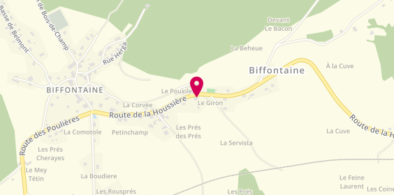Plan de Auto Primo, 488 Route de la Houssière, 88430 Biffontaine