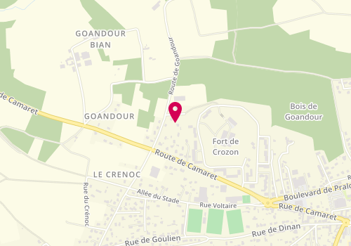 Plan de Presqu'Ile Auto Services, 10 Route du Manoir du Gouandour, 29160 Crozon