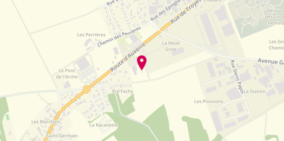 Plan de Garage Gaurier, 181 Route d'Auxerre, 10430 Rosières-près-Troyes