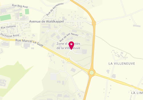 Plan de Vulco, Zone Aménagement de la Villeneuve, 29270 Carhaix-Plouguer