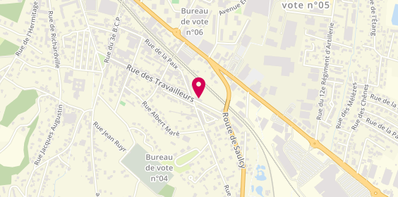 Plan de L'As Cars Garage, 61 Rue des Travailleurs, 88100 Saint-Dié-des-Vosges