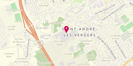 Plan de 123 Autoservice, 58 Rue de la Croix Blanche, 10120 Saint-André-les-Vergers