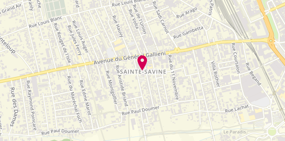 Plan de Bosch Car Service, 1 Rue Robert Schuman Zone Artisanale Zavipol, 10300 Sainte-Savine
