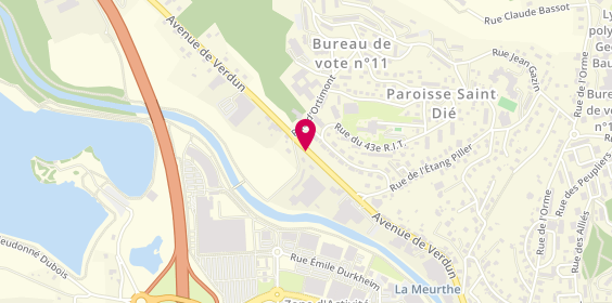 Plan de Futur'auto, 33 Avenue Verdun, 88100 Saint-Dié-des-Vosges