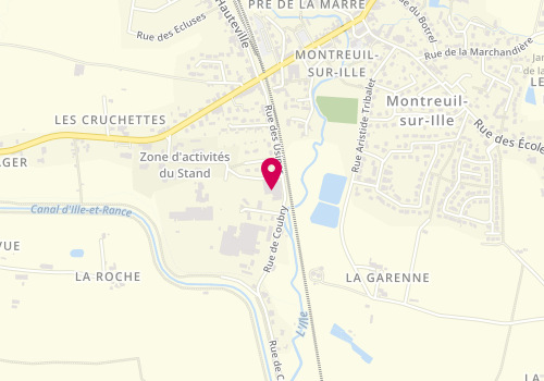 Plan de La Fabrique Automobile, 26 Rue des Usines, 35440 Montreuil-sur-Ille