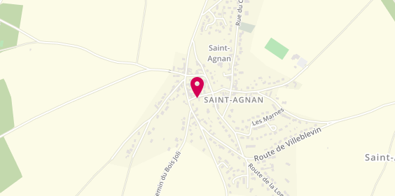 Plan de Eden Spot, 8 Rue Raymond Noël, 89340 Saint-Agnan