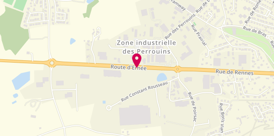 Plan de Auto Primo, Zone Industrielle des Perrouins / Carrosserie Mecanique
Rue des Perrouins, 53100 Mayenne