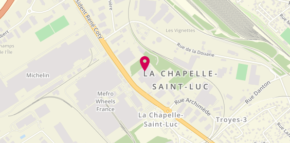 Plan de Antho-Mobile, 8 avenue Président Coty, 10600 La Chapelle-Saint-Luc
