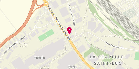 Plan de Carrosserie Barsot Bourgeois, 20 Avenue du Président René Coty, 10600 La Chapelle-Saint-Luc