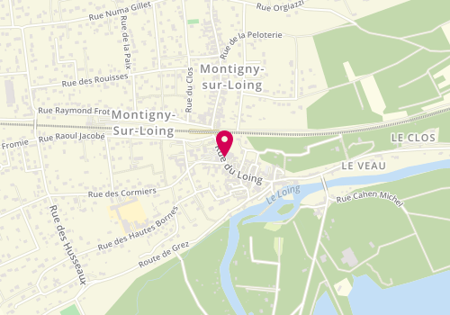 Plan de Point S, 13 Rue du Loing, 77690 Montigny-sur-Loing