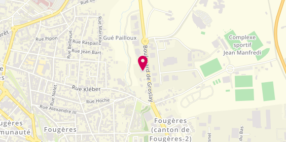 Plan de Agents Fiat, 18 Boulevard de Groslay, 35300 Fougères