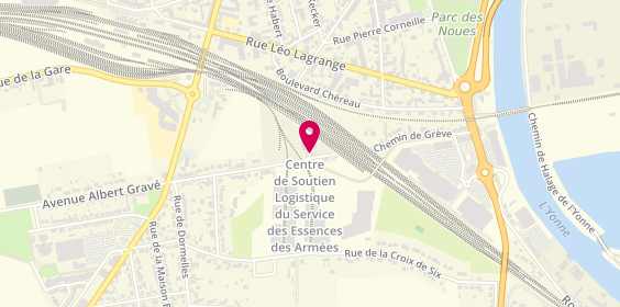 Plan de Jm Autoservices, 117 avenue Albert Grave, 77130 Varennes-sur-Seine