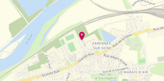 Plan de Garage Fernandes, 20 Rue du Stade, 77130 Varennes-sur-Seine