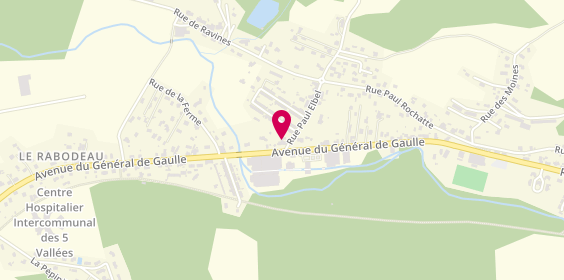 Plan de Christophe Automobile SAS, 42 avenue du Général de Gaulle, 88420 Moyenmoutier