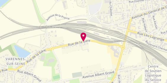 Plan de Garage de la Gare, 7 Rue de la Gare, 77130 Varennes-sur-Seine