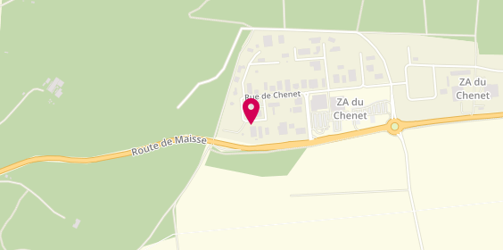 Plan de SARL Glorieux Automobiles, Zone Industrielle du Chenet
3 rue des Pins, 91490 Milly-la-Forêt