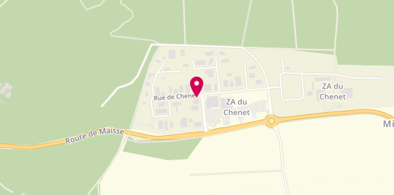 Plan de Dacia, Rue du Chenet, du Chenet Zone Artisanale le Chenet 0007 Rue, 91490 Milly-la-Forêt